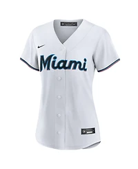 Nike Women's Eury Perez Miami Marlins Replica Short-Sleeve Jersey