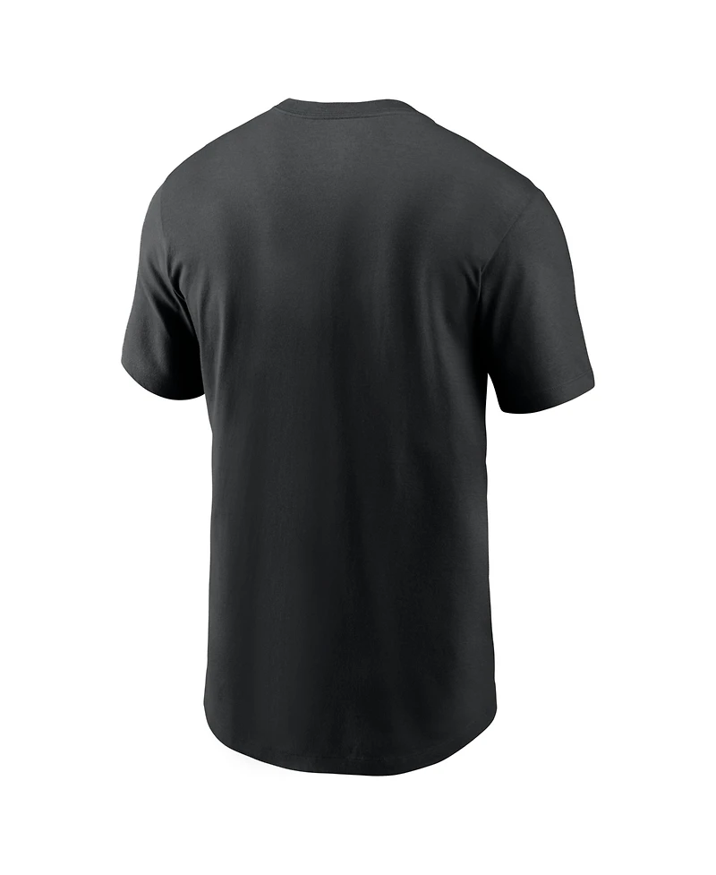 Nike Men's Washington Commanders Essential Logo Screen Print Graphics Standard Fit T-Shirt