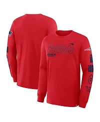 Fanatics Men's New England Patriots Legacy Crew-Neck Long-Sleeve T-Shirt