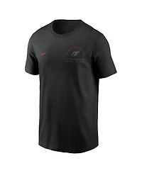 Nike Men's Arizona Cardinals Cotton Crewneck Screen-Print Graphics T-Shirt