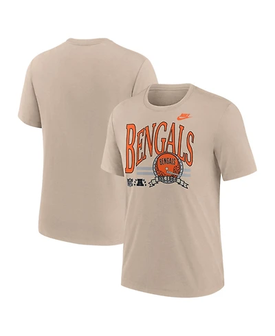 Nike Men's Cincinnati Bengals Rewind Tri-Blend Retro T-Shirt