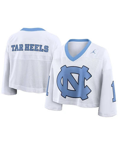 Nike Women's North Carolina Tar Heels V-Neck Cropped Fashion Top