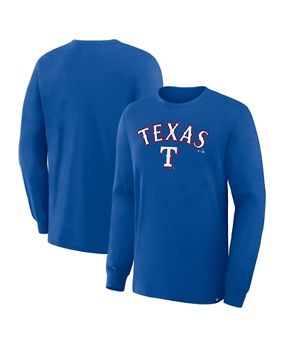 Fanatics Men's Texas Rangers Lock-Up Legacy Long Sleeve T-Shirt