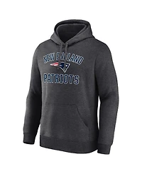 Logo Athletic Men's New England Patriots Arch Victory Graphic Pullover Fleece Hoodie