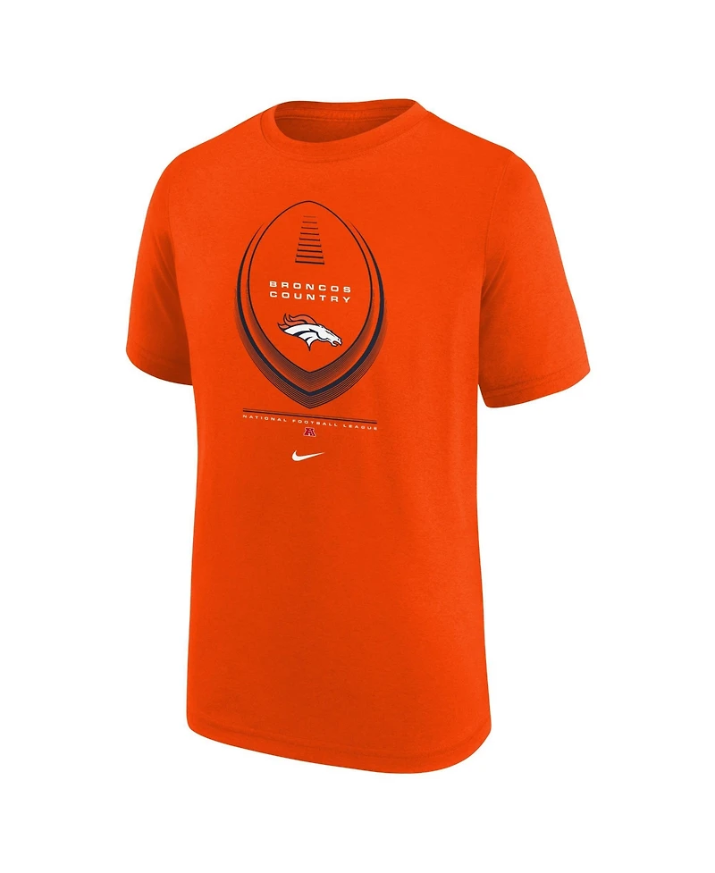 Nike Boys' and Girls' Denver Broncos Icon Legend Dri-fit T-Shirt