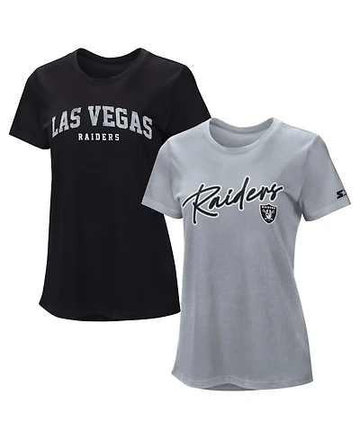 Starter Women's Las Vegas Raiders 2-Piece T-Shirt Set