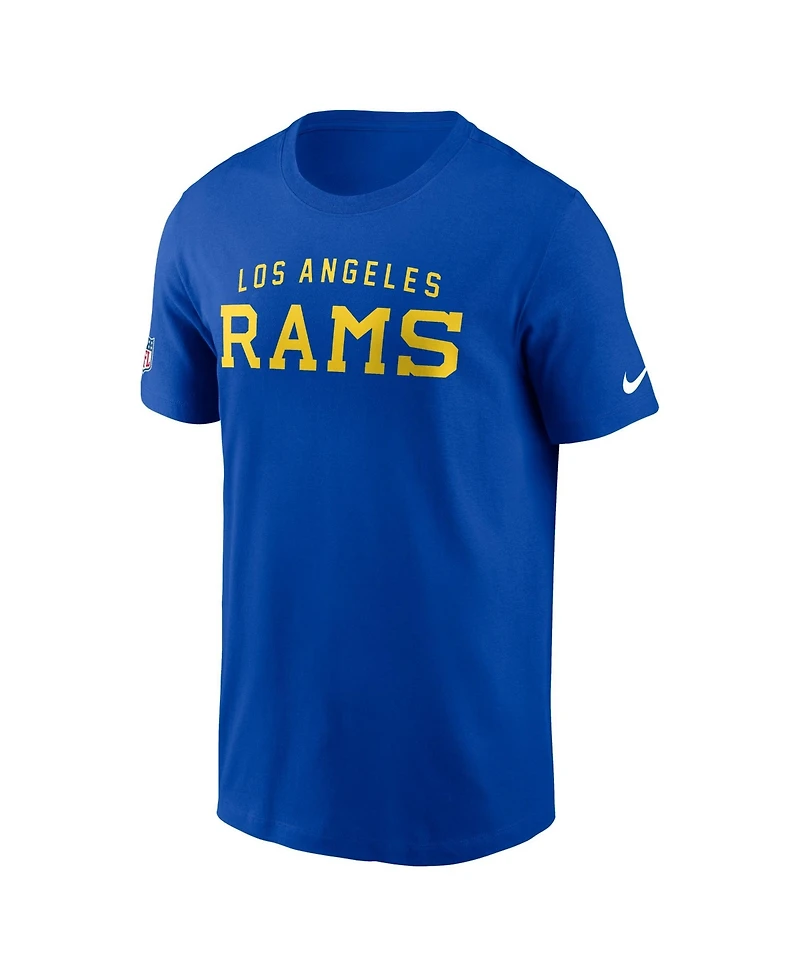 Nike Men's Los Angeles Rams Classic Sol Gridiron Grit Short-Sleeve Crewneck T-Shirt