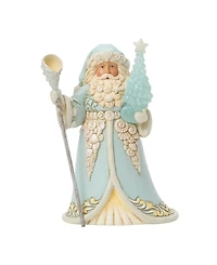 Jim Shore Heartwood Creek Coastal Santa with Glass Tree Figurine