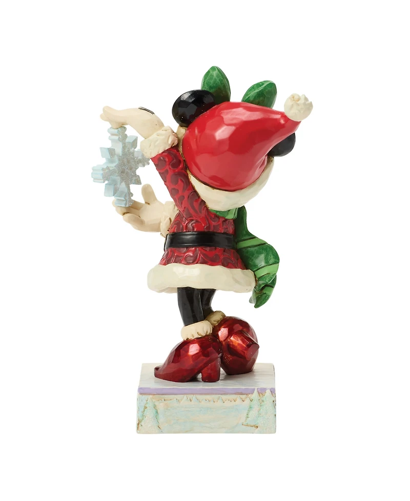 Jim Shore Disney Traditions Minnie with Snowflake Figurine