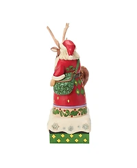 Jim Shore John Deere Santa and Reindeer Figurine