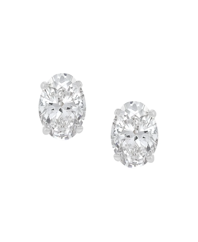 Macy's Igi Certified Lab-Grown Diamond Stud Earrings (1 ct. t.w.) in 14k White Gold