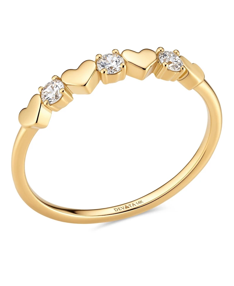 Devata Heart Ring 14K Gold