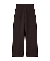 Whistles Women's Ponte Mid-Rise Wide-Leg Trousers