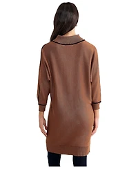Phase Eight Women's Hallie Mock-Neck Long-Sleeve Sweater Dress