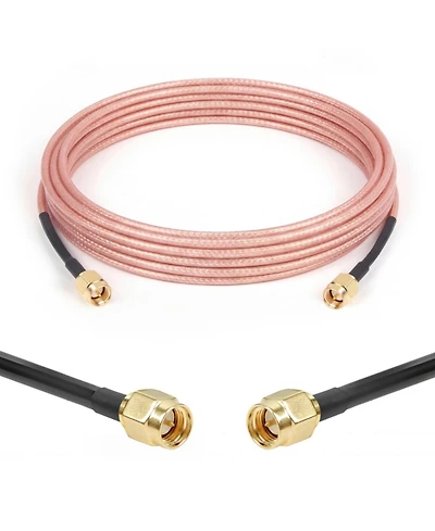 Lofree RG316 50 Ohm Flexible Coaxial Antenna Extension Cable [Compatible] WiFi Routers and Gps Antennas