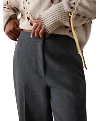 Whistles Women's High-Rise Straight-Leg Trouser