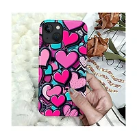 Lisen 2-Layer Durable Phone Case Compatible with Apple iPhone Air, Candy Heart Stack