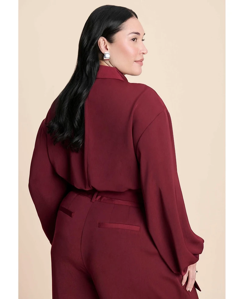 Eloquii Women's Plus Size High Low Hem Tunic