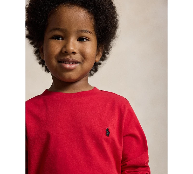 Polo Ralph Lauren Toddler and Little Boys Jersey Long-Sleeve T-shirt