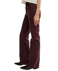 Free People Women's Double Knot High-Rise Straight-Leg Jeans