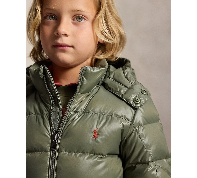 Polo Ralph Lauren Boys' 2T-7 The Gorham Glossed Down Jacket