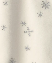 Carter's Baby Girls' 2-Way Zip Snowflake Fleece Sleep & Play Pajamas