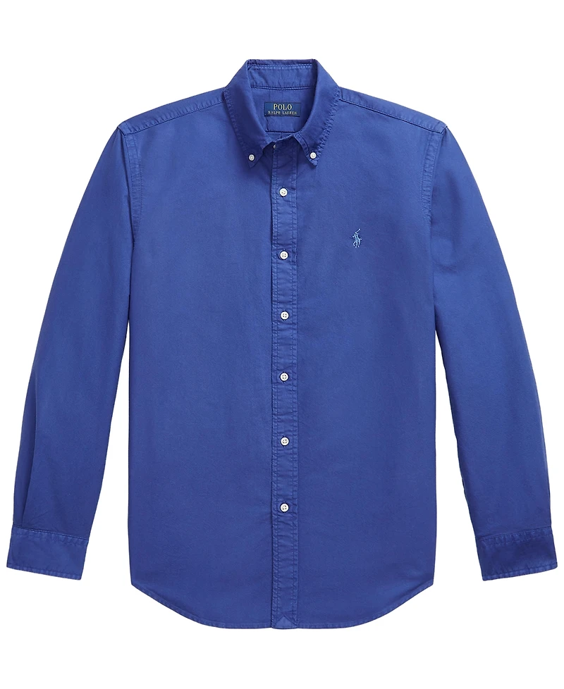 Polo Ralph Lauren Men's Classic-Fit Garment-Dyed Oxford Button-Down Collar Shirt