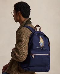 Polo Ralph Lauren Polo Bear Canvas Laptop-Compatible Backpack