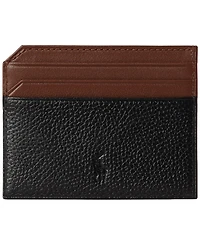 Polo Ralph Lauren Two-Tone Leather Card Case