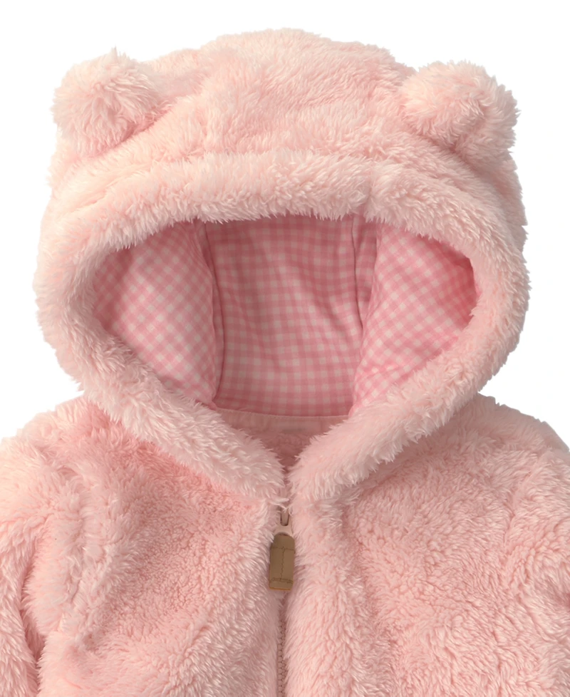 Carter's Baby Girls' Hooded Full-Zip Fleece Jacket