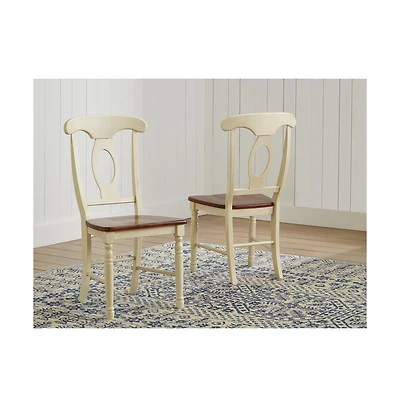 A-America British Isles Napoleon Side Chair, Merlot