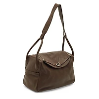 Pre-Owned Hermes Women's Lindy 34 Palladium Finish Togo Leather Shoulder