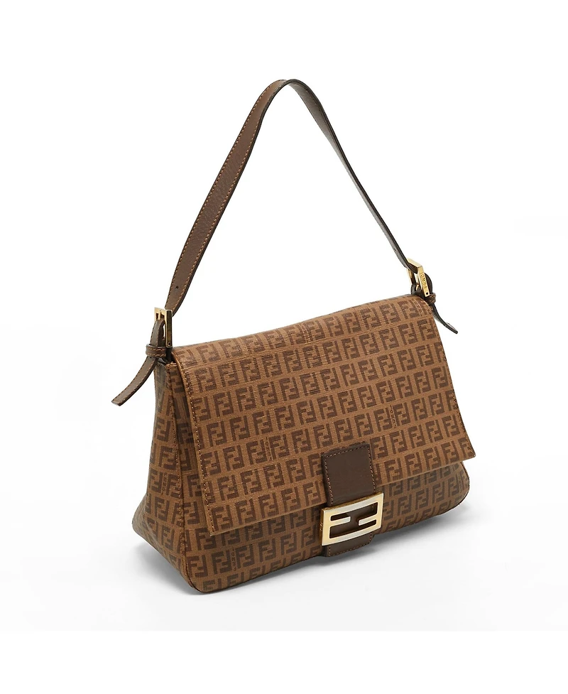 Pre-Owned Fendi Women's Coated Canvas Shoulder Bag