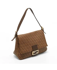 Pre-Owned Fendi Women's Coated Canvas Shoulder Bag