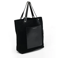 Pre-Owned Balenciaga Women's Suede and Leather Pocket Tote Bag