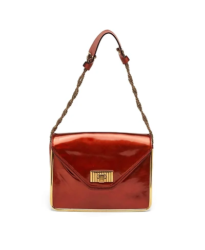 Pre-Owned Chloe Women's Sally Patent Leather Shoulder Bag