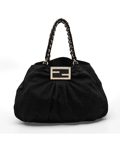 Pre-Owned Fendi Women's Canvas Shoulder Bag