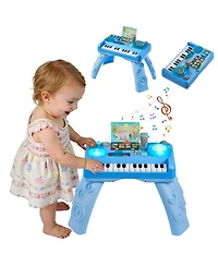 Sugift Baby Dj Turntable 133 Sound Sources Record and Playback Musical Activity Table, Ages 6 Months+