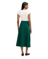 Finery London Women's Mae High-Waisted A-Line Midi Skirt