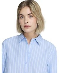 Finery London Women's Sydnee Stripe Long-Sleeve Shirt