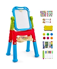 Slickblue 2 in 1 Kids Art Easel, Adjustable