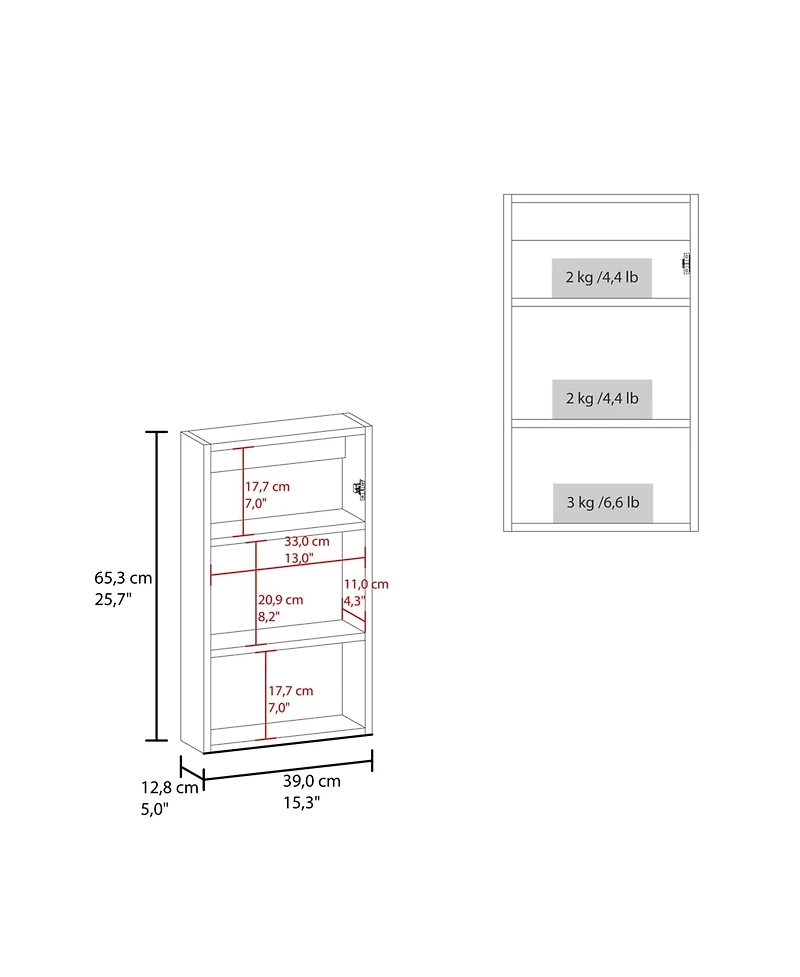 Fm Furniture Parks medicine cabinet with mirror