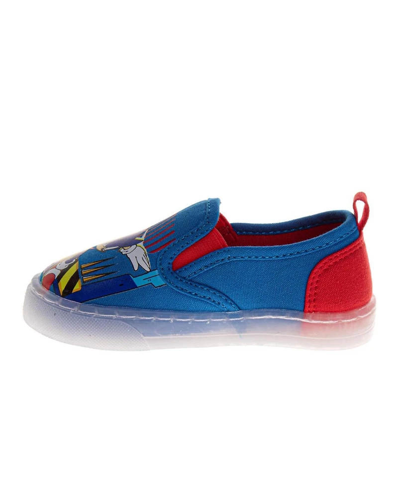 Sonic the Hedgehog Sega Toddler & Little Kid Slip On Canvas Casual Sneakers