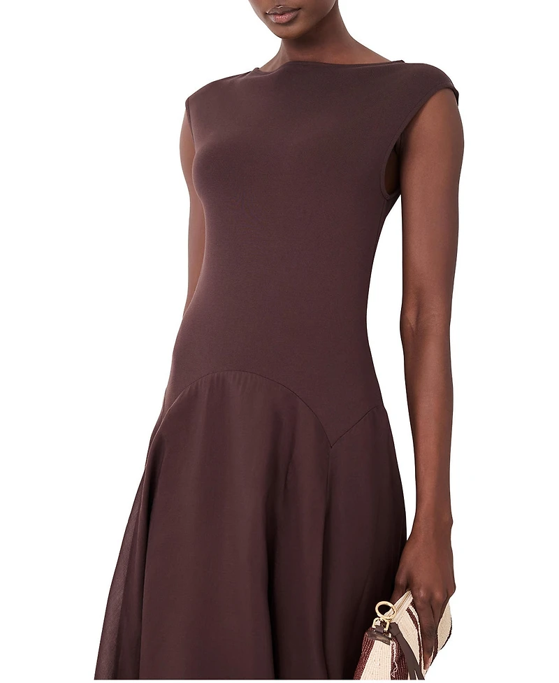 Mint Velvet Women's Sleeveless Knit Midi Dress