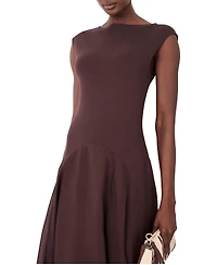 Mint Velvet Women's Sleeveless Knit Midi Dress
