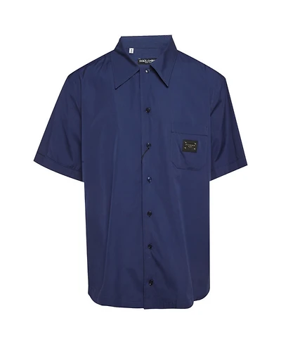 Pre-Owned Dolce & Gabbana Men's Cotton Short Sleeve Shirt