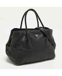 Pre-Owned Prada Women's Vitello Daino Leather Open Tote Bag