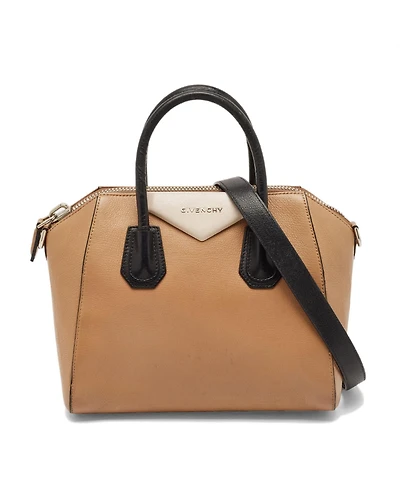 Pre-Owned Givenchy Women's Small Antigona Tricolor Leather Satchel