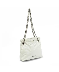 Pre-Owned Balenciaga Women's Crushed Leather Chain Shoulder Bag
