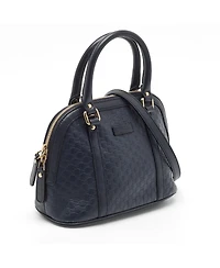 Pre-Owned Gucci Women's Microguccissima Leather Mini Dome Satchel